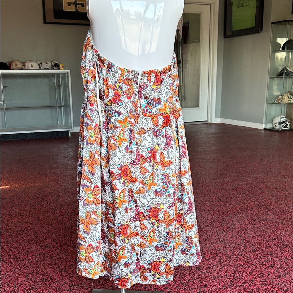Torrid Floral Strapless Dress, Size2 - Picture 4 of 5